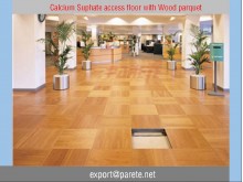 AF-10-Calcium suphate access floor system with wood parquet