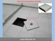 AF-14-Wood core access floor system with HPL covering 