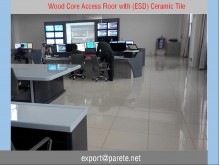 AF-13-Wood core access floor with ceramic tile
