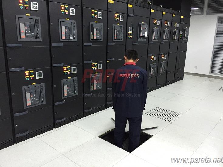 access floor in telecom server room