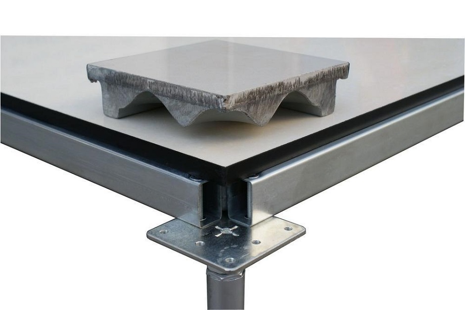 access floor with esd ceramic tile