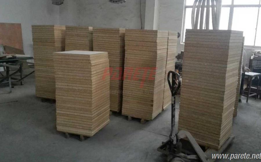 wood core access floor